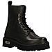 Slash 1814 Mid Anfibio Stivaletti Biker Ankle Boot Nero Donna Nero 40 - Foto miniatura 1