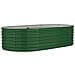 Letto Giardino Acciaio Verniciato a Polvere 152x80x36 cm Verde - Foto miniatura 1