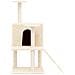 Albero Per Gatti Con Tiragraffi In Sisal Crema 109 Cm - Foto miniatura 2