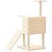 Albero Per Gatti Con Tiragraffi In Sisal Crema 109 Cm - Foto miniatura 4