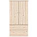 Armadio ALTA 90x55x170 cm in Legno Massello di Pino - Foto miniatura 7
