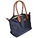 Borsa Shopper Grande In Poliestere - Paris - Blu Scuro - Foto miniatura 2