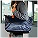 Borsa Shopper Grande In Poliestere - Paris - Blu Scuro - Foto miniatura 6