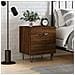 Comodino Rovere Marrone 40x35x47,5 Cm In Legno Multistrato - Foto miniatura 1