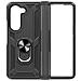 Cover Per Samsung Galaxy Z Fold5 Ibrida Anello Supporto Magnetico Nera - Foto miniatura 1