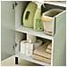 Mobiletto Bagno Armadietto Bagno Mobile Bagno Con 3 Ripiani E 2 Ante, Mobiletto Portaoggetti Mobile Contenitore Verde 60x30x87cm, Bzr138-gr - Foto miniatura 5