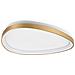 Plafoniera Contemporanea Gemini Metallo Ottone Led Integrato 27w 3000k Ip20 - Foto miniatura 1