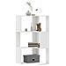 Libreria Angolare 3ripiani Bianca 50x50x102cm Legno Multistrato - Foto miniatura 1
