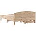 Letto senza Materasso 140x200 cm in Legno Massello di Pino - Foto miniatura 3