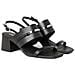Heel Sandal 45 Bar Sandali Pelle Scarpe Donna Nero Eu 40, Hw0hw02056 Beh - Foto miniatura 1