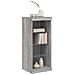 Credenza con Luci LED Grigio Sonoma 41x37x100 cm - Foto miniatura 5