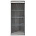 Credenza con Luci LED Grigio Sonoma 41x37x100 cm - Foto miniatura 10