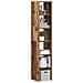 Librerie 2 Pz Impilabili Legno Antico 30x30x80 Cm In Truciolato - Foto miniatura 1
