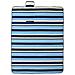 Tovaglia Picnic Pieghevole Onde Blu e Bianco 200x150 cm Velluto - Foto miniatura 1