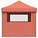 Tendone per Feste Pieghevole Pop-Up con 4 Pareti Terracotta - Foto miniatura 4