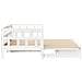Letto Estraibile con Cassetti senza Materasso Bianco 80x200 cm - Foto miniatura 6