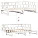 Letto Estraibile con Cassetti senza Materasso Bianco 80x200 cm - Foto miniatura 8