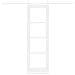Porta Scorrevole  con Set di Hardware Bianca 61x198,5 cm Legno Massello di Pino, Porta Interna  con Vetro 'ORKDAL'Bianca 61x198,5x4 cm - Foto miniatura 4