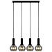 Lampada A Sospensione Per Sala Da Pranzo, 4 Fiamme, E27, Lampada A Sospensione In Vetro Retrò, Bar Per Camera Da Letto - Foto miniatura 1
