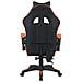 Sedia Gaming Da Scrivania Arancione E Nera Led Rgb Altezza Regolabile 106-116cm - Foto miniatura 4