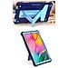 Custodia Per Samsung Galaxy Tab A 10.1"" Armored Con Supporto Blu - Foto miniatura 3