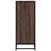 Scarpiera Rovere Marrone 75x38x97,5cm Legno Multistrato Metallo - Foto miniatura 5