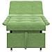 Divano Letto Verde chiaro 67 x 194 x 38 cm Velluto - Foto miniatura 5