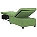 Divano Letto Verde chiaro 67 x 194 x 38 cm Velluto - Foto miniatura 7