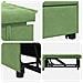 Divano Letto Verde chiaro 67 x 194 x 38 cm Velluto - Foto miniatura 8