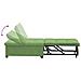 Divano Letto Verde chiaro 67 x 194 x 38 cm Velluto - Foto miniatura 9