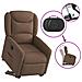 Poltrona Alzapersona Reclinabile Marrone in Tessuto - Foto miniatura 8
