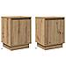 Armadio da Notte con 2 pcs rovere artigianale 39 x 34.5 x 50 cm - Foto miniatura 1