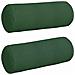 Cuscini a rullo 2 pcs Verde Scuro Ø 25 x 70 cm Tessuto in Cords - Foto miniatura 1