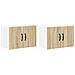 Armadi a pareti per cucina 2 pcs Rovere Sonoma 60 x 31 x 40 cm - Foto miniatura 1