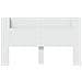 Testiera Bianco 180 x 16,5 x 103,5 cm Legno multistrato - Foto miniatura 5
