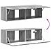 Mobile TV da parete 2 pcs Grigio Sonoma 60 x 31 x 29.5 cm - Foto miniatura 4