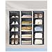 Organizer multifunzionale per guardaroba sospeso, grigio RYCH06G - Foto miniatura 4