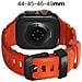 Bracciale Per Apple Watch 44 / 45 / 46 / 49mm Rocky Point Band Impermeabile, Arancione - Foto miniatura 2
