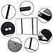 Specchio Per Trucco Tri-fold Con Led - Specchio Portatile Da Tavolo Black - Foto miniatura 5