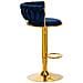 sgabello da bar QS-B313a velluto navy - Foto miniatura 3
