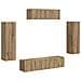 Mobile TV 5 pcs Rovere artigianale - Foto miniatura 1