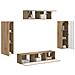 Mobile TV 5 pcs Rovere artigianale - Foto miniatura 3