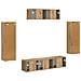 Mobile TV 5 pcs Rovere artigianale - Foto miniatura 9