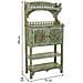 Credenza In Legno Artigianale 75 X 35 X 150h Cm - Foto miniatura 5