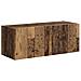 Set di Mobiletto da TV a Parete 6 pcs Legno vecchio - Foto miniatura 5