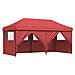 Tenda Party Borgogna 292 x 580 x 315 cm Tessuto Oxford - Foto miniatura 1