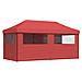 Tenda Party Borgogna 292 x 580 x 315 cm Tessuto Oxford - Foto miniatura 7