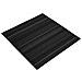 Piastrella per Tappeto Strisce Grigio Scuro 50 x 50 cm 36 pcs - Foto miniatura 1