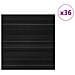 Piastrella per Tappeto Strisce Grigio Scuro 50 x 50 cm 36 pcs - Foto miniatura 3
