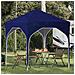 Tenda per feste a pop-up 194 x 194 x 245 cm Blu - Foto miniatura 2
